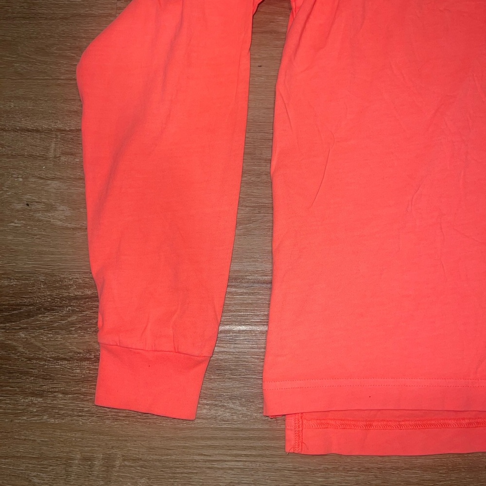 PINK Victoria's Secret | PINK Neon Coral Pullover Hoodie - Picture 2 of 6